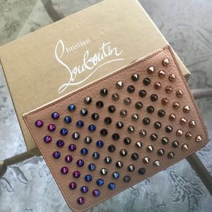 Christian Louboutin Loubiposh Mini leather wallet